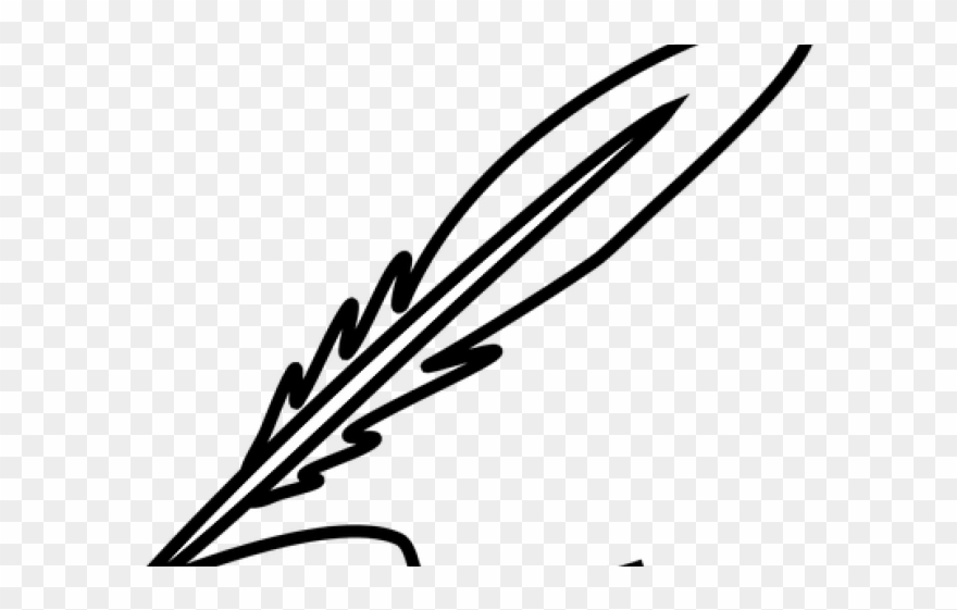 Ink Clipart Dip Pen - Feather Pen Clipart Transparent - Png Download