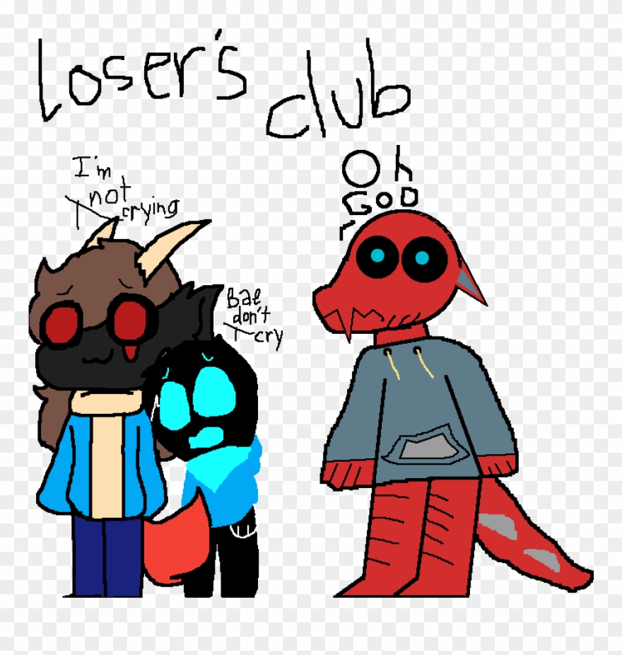 Loser Club Oh God - Drawing Clipart