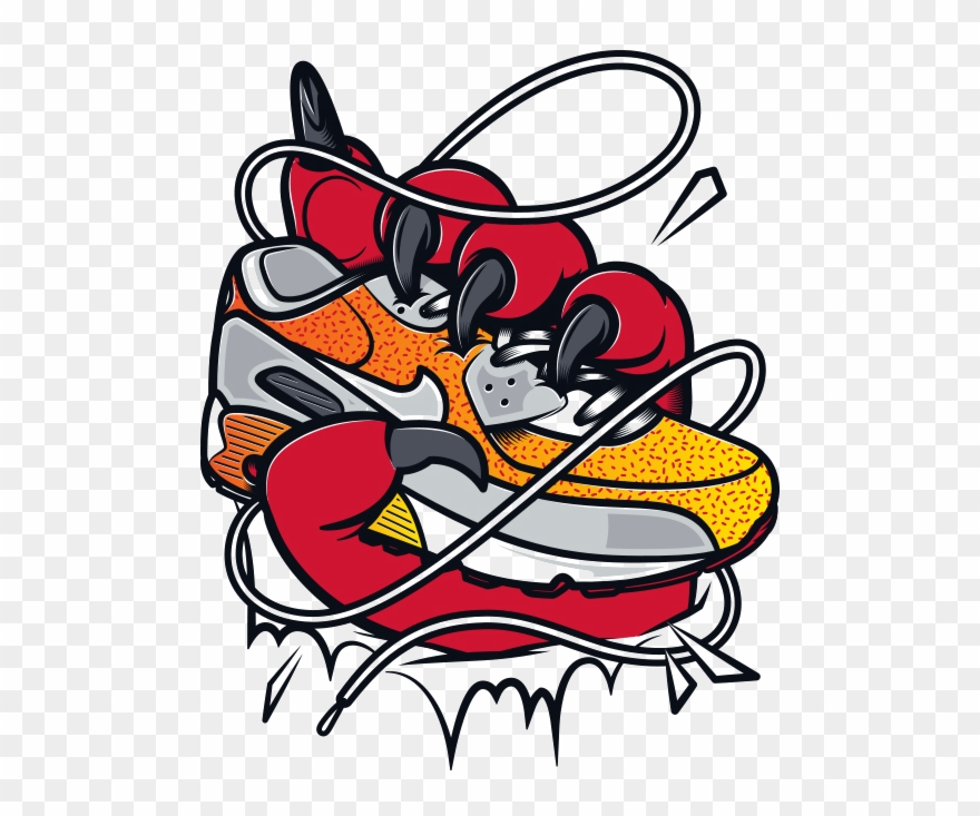 Nike Air Max Animado Clipart
