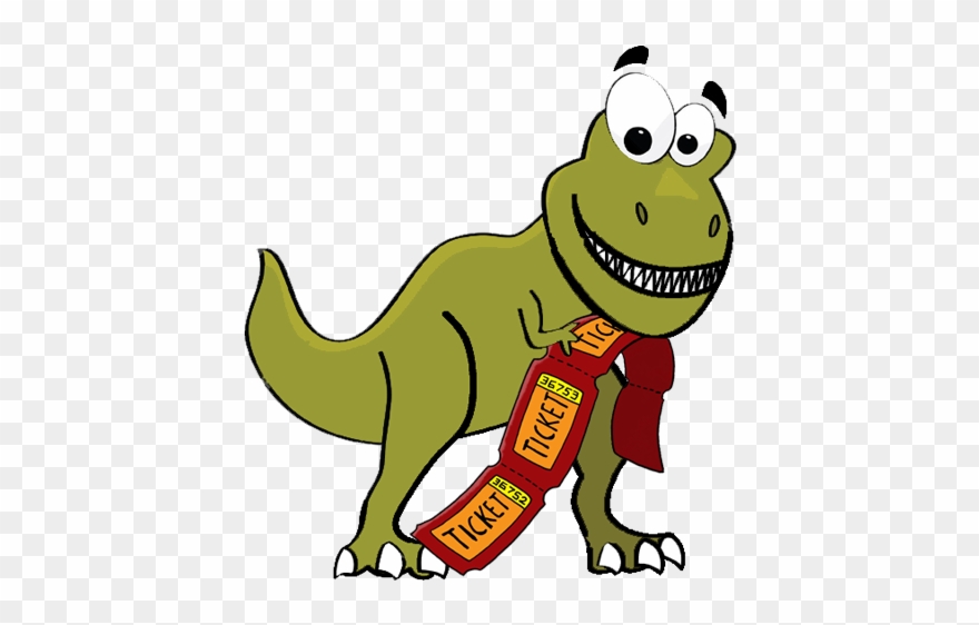 Enter For Your Chance To Win A Family 4 Pack Of Tickets - Cute T Rex Cartoon Clipart