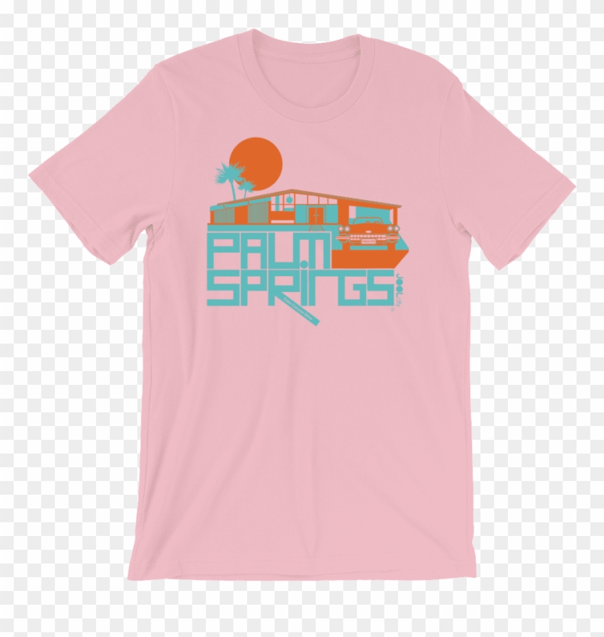 Palm Springs Glam Ranch Short Sleeve Unisex T Shirt - Shirt Clipart