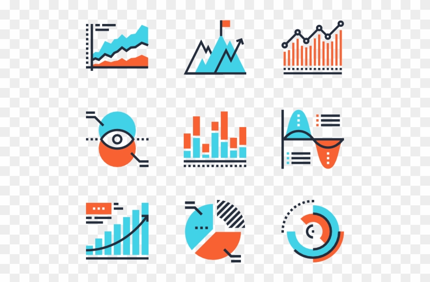 Charts And Diagrams - Digital Marketing Vector Icon Png Clipart