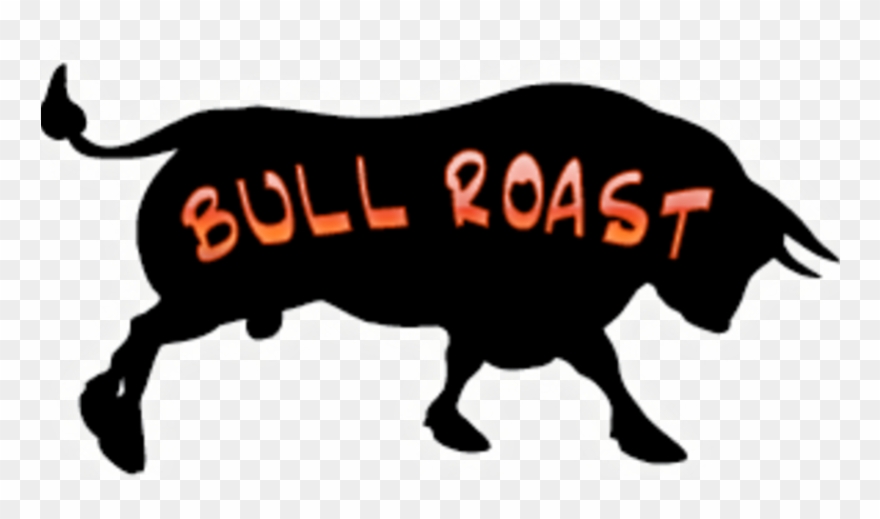 Bull & Oyster Roast - Black Bull Clipart