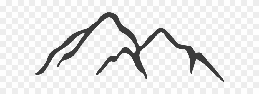 Montagne Noir 01 E15 - Illustration Clipart