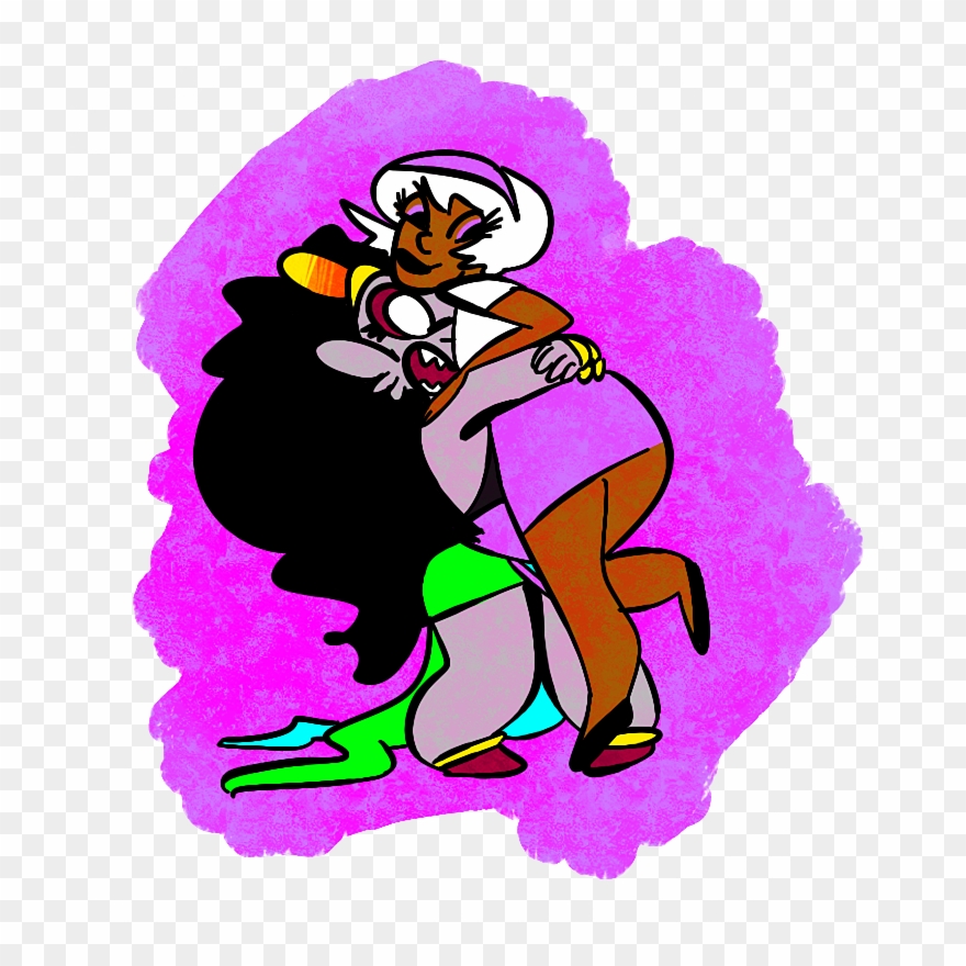 Dream Ghost Feferi Peixes Ghostfishkrillah Hug Rose - Illustration Clipart