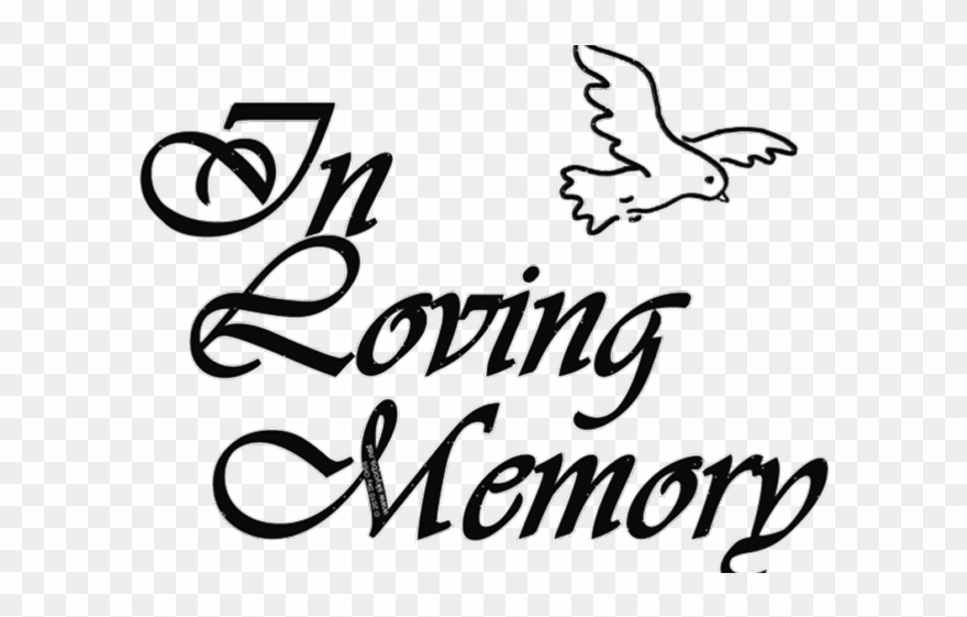 Funeral Clipart In Memory - Dove - Png Download