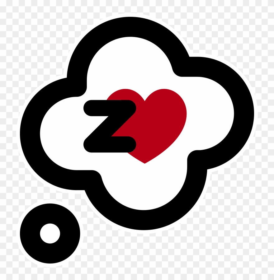 Sleep Well Rested - Heart Clipart