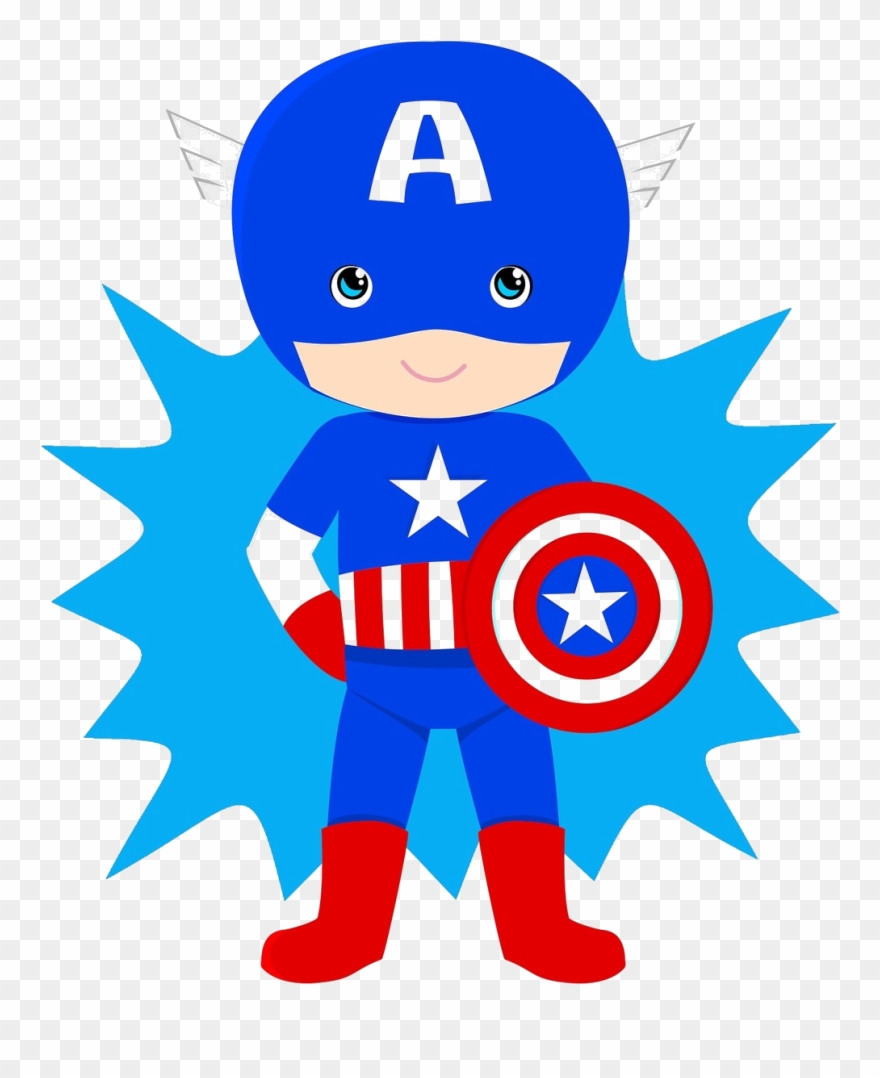 Aurora Mini Con City Of Comic Ⓒ - Topo De Bolo Capitao America Clipart