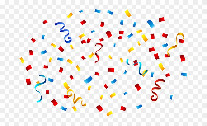 Transparent Confetti Png - Transparent Background Confetti Png Clipart
