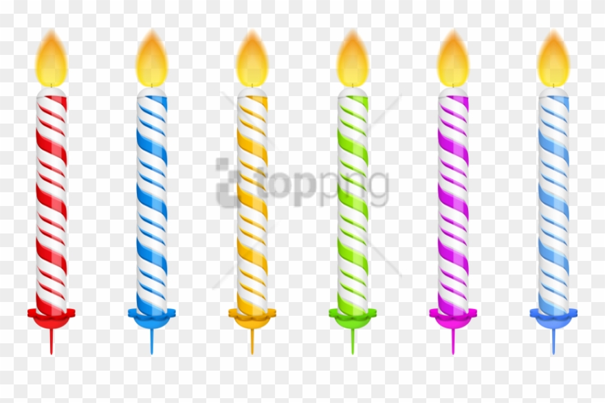 Free Png Transparent Birthday Candles Png Image With - Png Vector Candle For Birthday Clipart