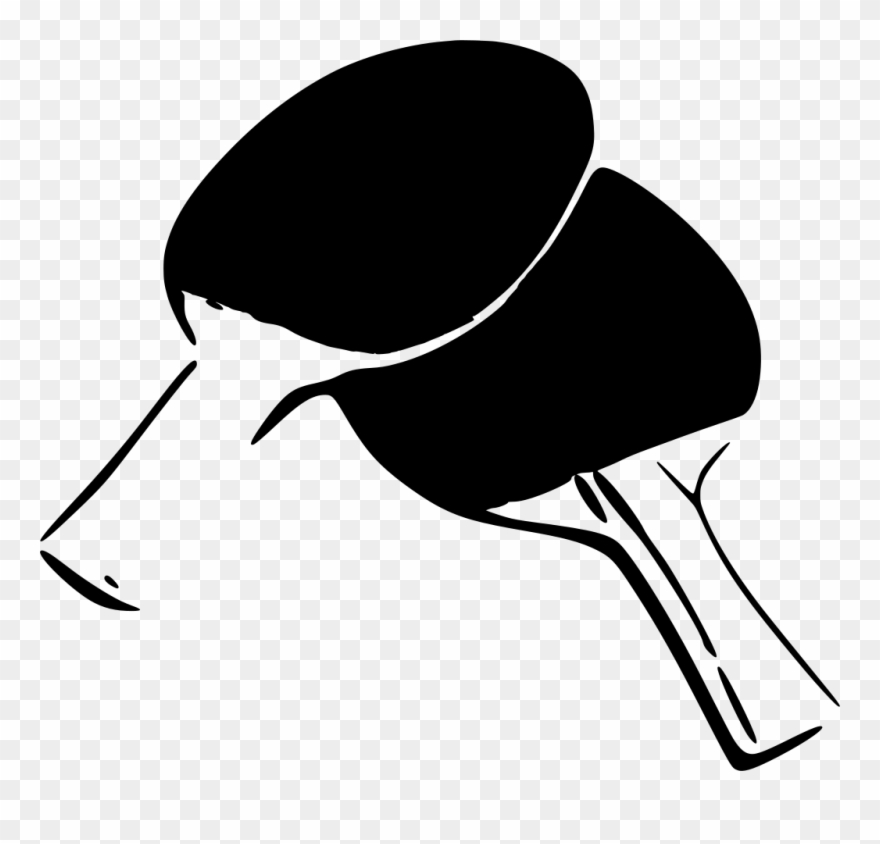 Download Png - Table Tennis Drawing Png Clipart