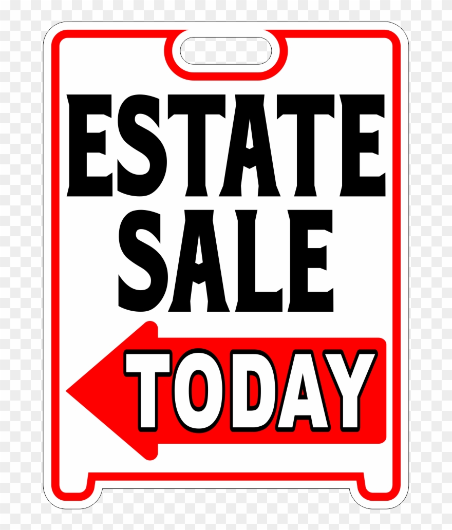 Estate Sale Sign Sandwich Board~free Standing~weather - Fête De La Musique Clipart