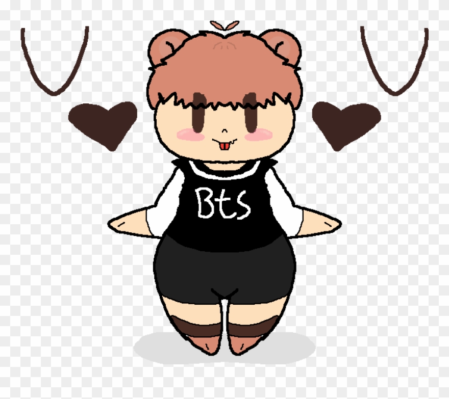 V From Bts - Cartoon Clipart
