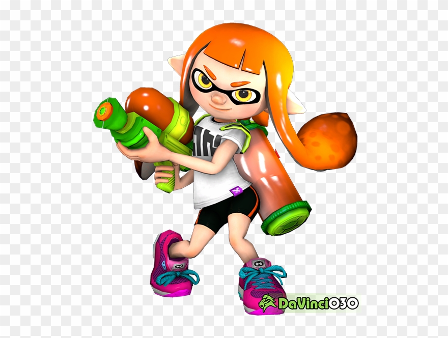 It's Not 100% Accurate With The Pose From Official - Ssbu Inkling Clipart