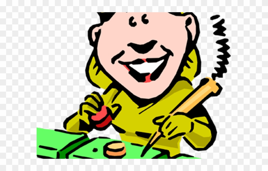 Industrial Worker Clipart Assembly Worker - Png Download