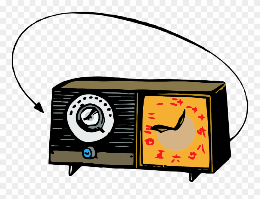 Clipart Of Radios, 1920 Radio And Antique Radio - Png Download