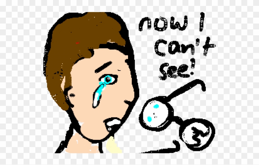 Spectacles Clipart Broken - Cartoon - Png Download