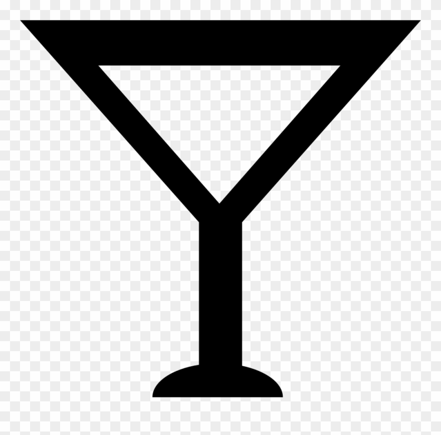 Drink Cocktail Glass Side View Comments - Drink Clipart