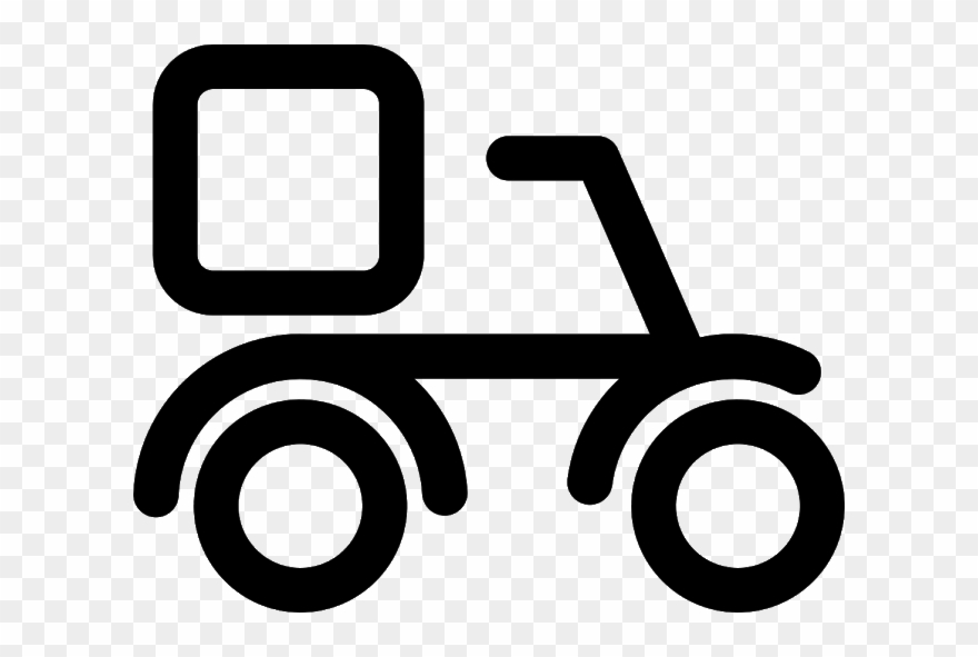 Bike, Motorcycle, Courier, Delivery, Post, Mail Free Clipart