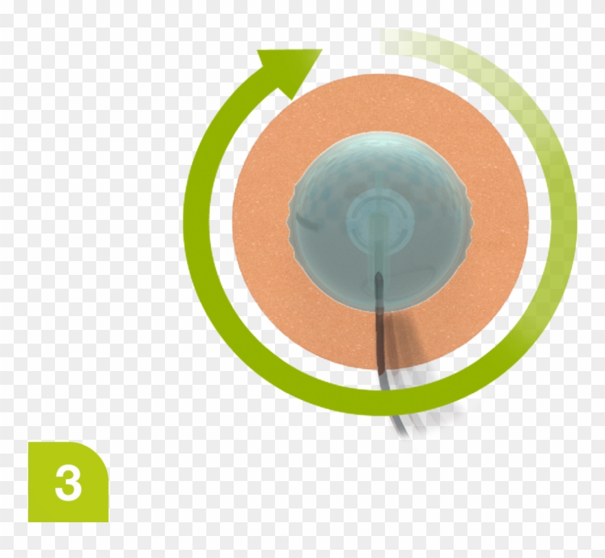 Application Orbit Freely Rotates 360°, The Tube Is - Circle Clipart