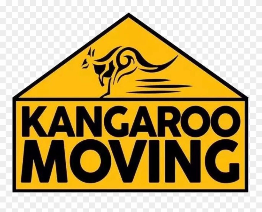 Kangaroo Movers - Sign Clipart