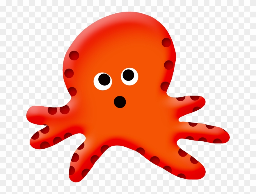 Fundo Do Mar Water Life, Under The Sea, Safari, Friendship, - Octopus Clipart
