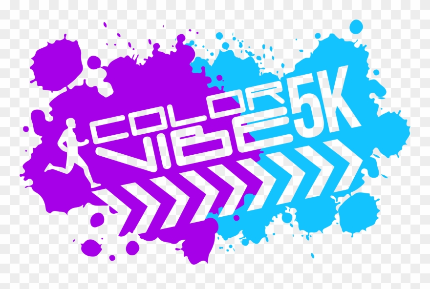 Transform Into A Work Of Art In This 5km Run Mixed - Color Vibe 5k Clipart