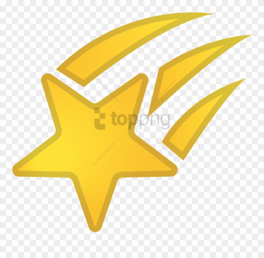 Free Png Shooting Star Icon - Shooting Star Emoji Clipart