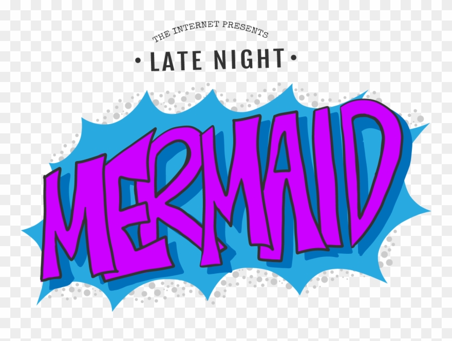 Late Night Mermaid Late Night Mermaid - Graphic Design Clipart