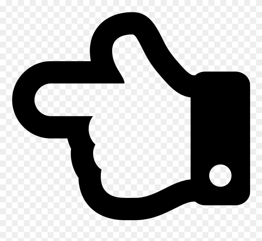 Font Awesome 5 Regular Hand Point Left - Point Left Clipart