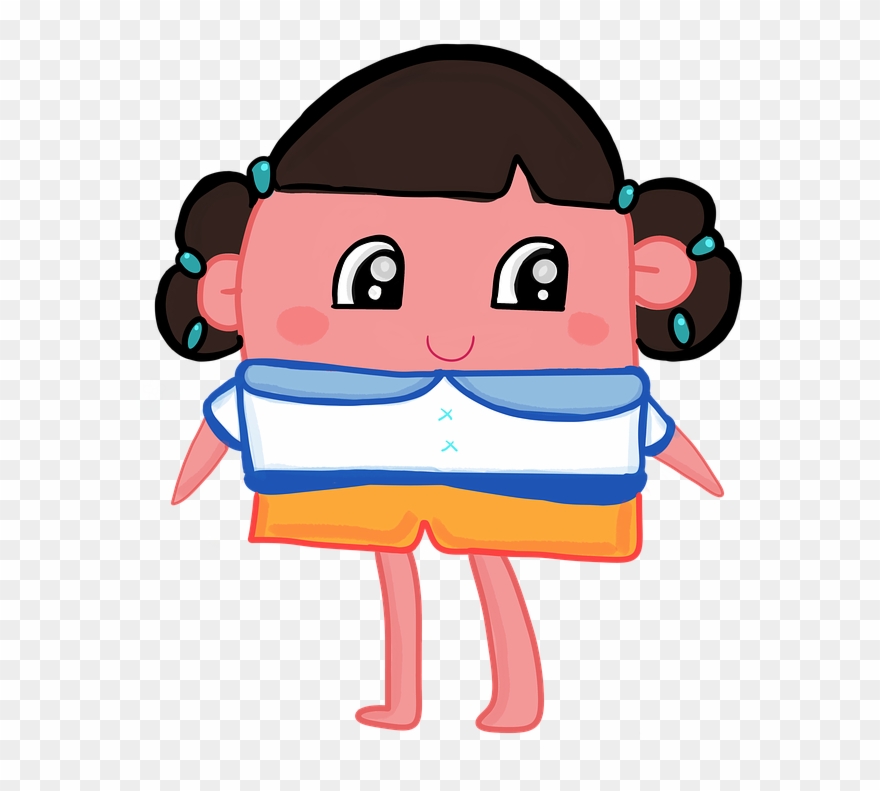 Cartoon Girls Lady - Observation Skills Observation Test Clipart