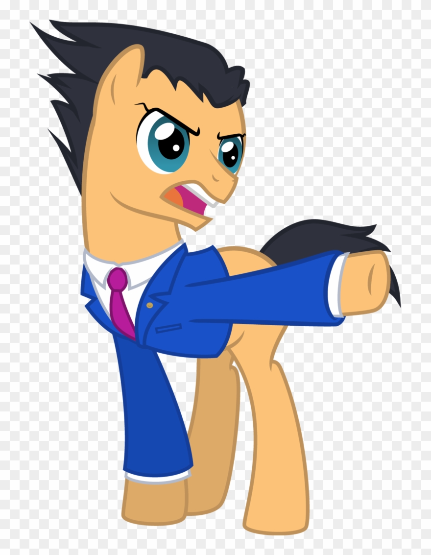 Wrong If People Are Interested In - Phoenix Wright As A Pony Clipart