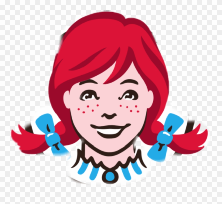 Wendy Sticker - Wendys Logo Png Clipart