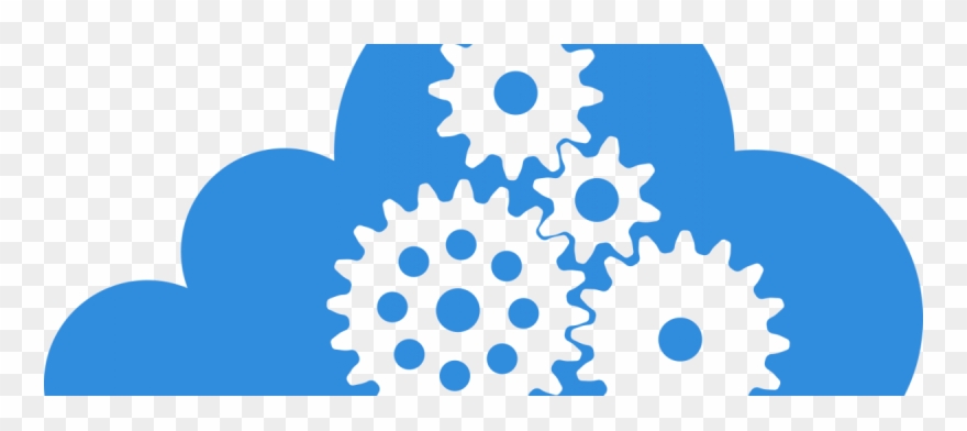Cloud Server Png Transparent Images Wallpapers - Spinning Gear Animation Clipart