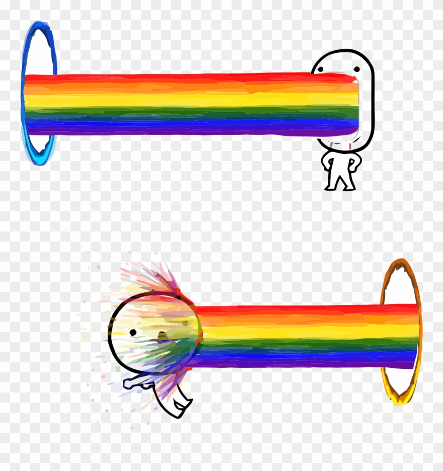 Ok, Gushing Love Fest Over For Now - Puking Rainbows Portal Clipart
