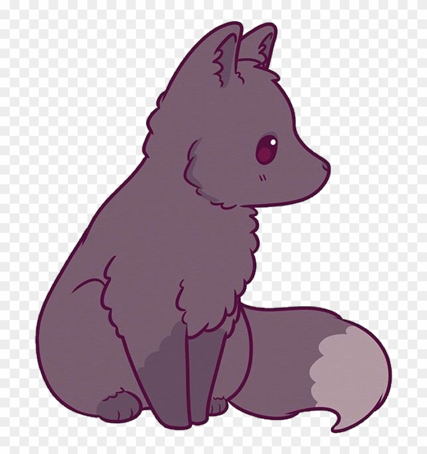 #naomilord #fox #silverfox #animal #fox #cute #kawaii - Kawaii Drawing Of Animals Cute Clipart