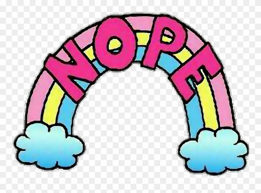 Nope Sticker - Dont Even Know Anymore Clipart