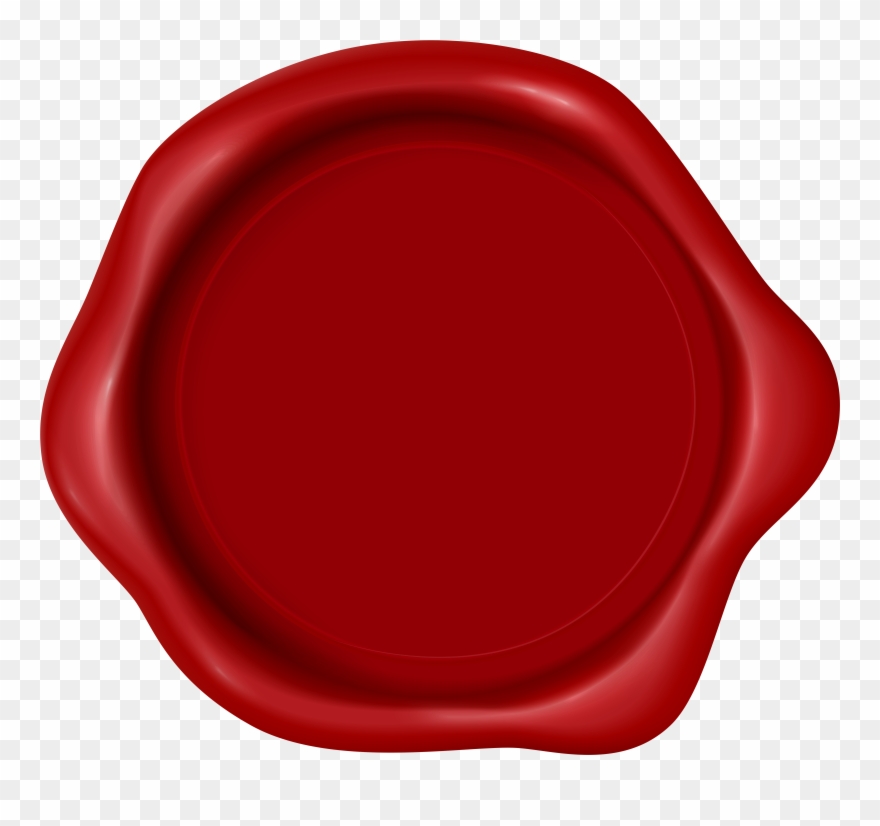 Wax Stamp Red Transparent Image Clipart