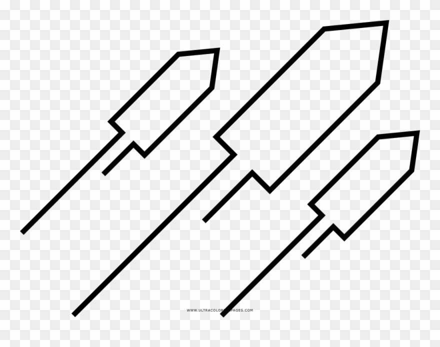 Feuerwerk Ausmalbilder - Line Art Clipart