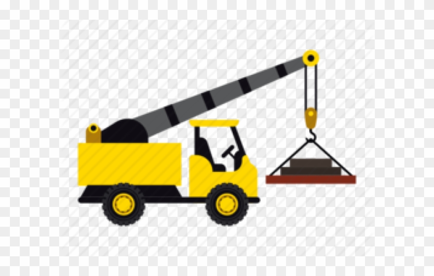 Crane Clipart Work Vehicle - Dumper Truck Icons - Png Download