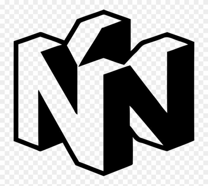 Nedstore Terminals - N64 Black And White Logo Clipart