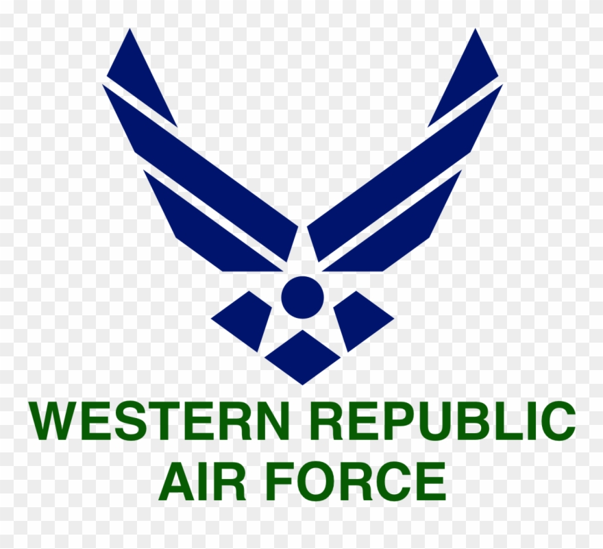 The Logo Of The Western Republic Air Force - Air Force Symbol Clipart