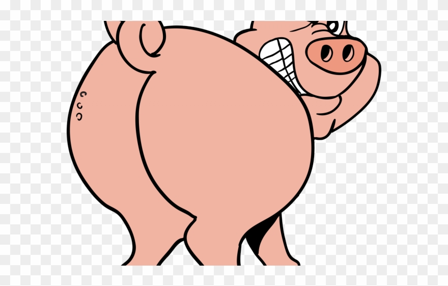 Pork Clipart Group Pig - Pig Winking - Png Download