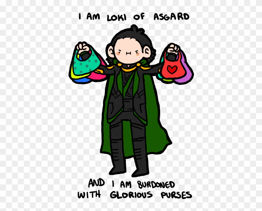 The Avengers Loki Avengers Loki Laufeyson I'll Add - Loki Of Asgard Burdened With Glorious Purses Clipart