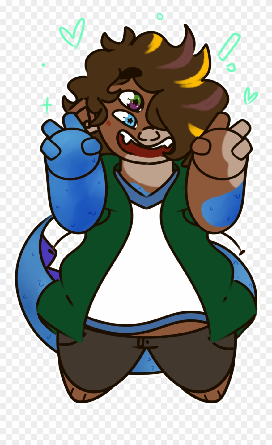 Supernatural Cast's Eyes - Cartoon Clipart