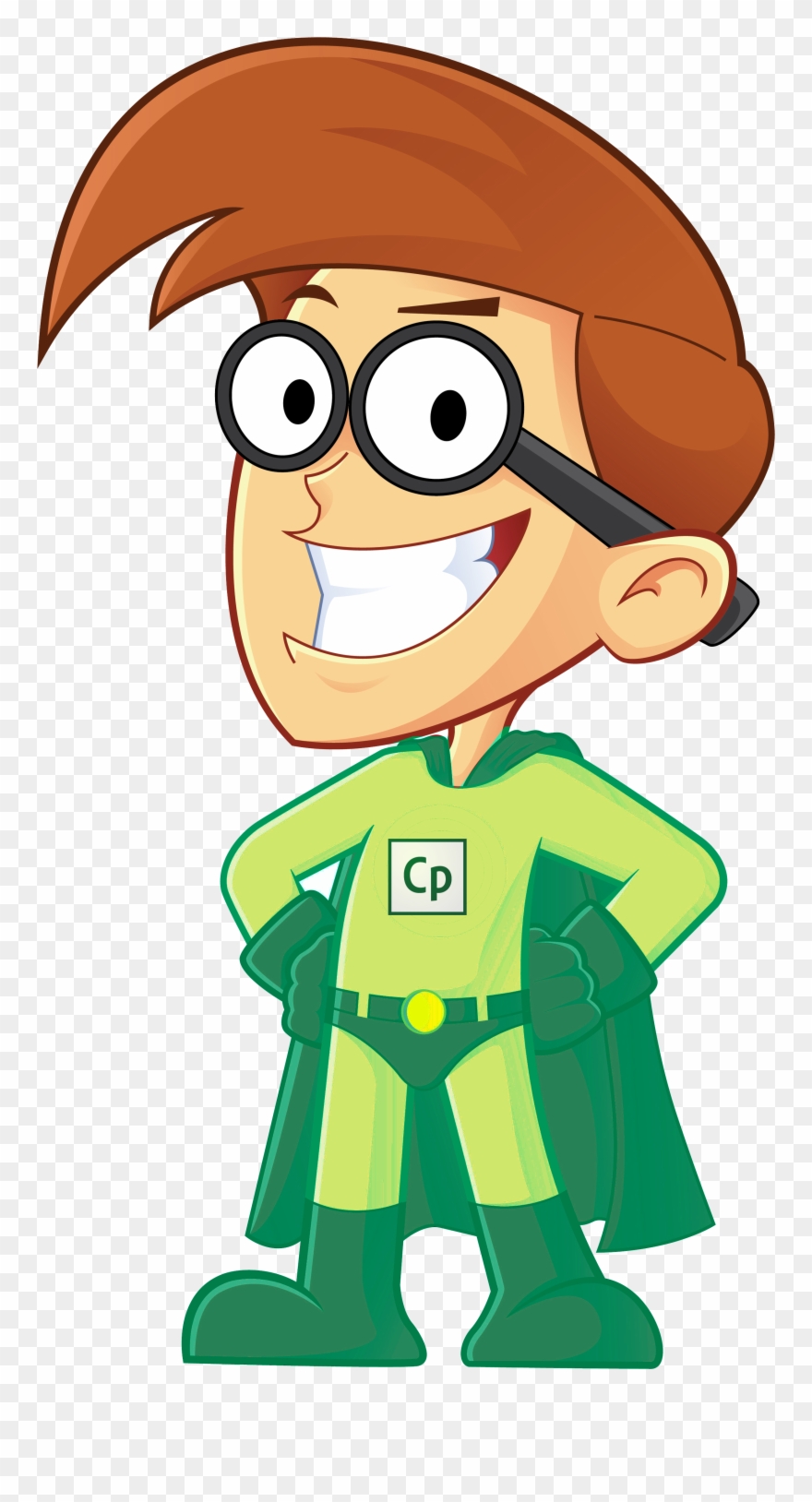 Captivatekidleft - Cartoon Character Wearing Backpack Clipart