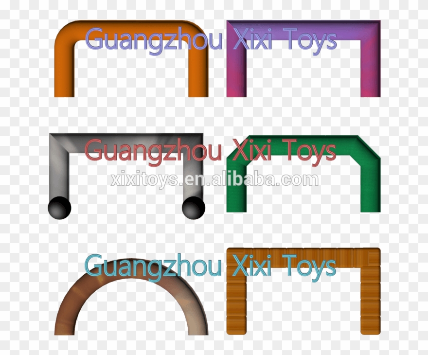 Floating Airtight Inflatable Arch For Swim Event / Clipart