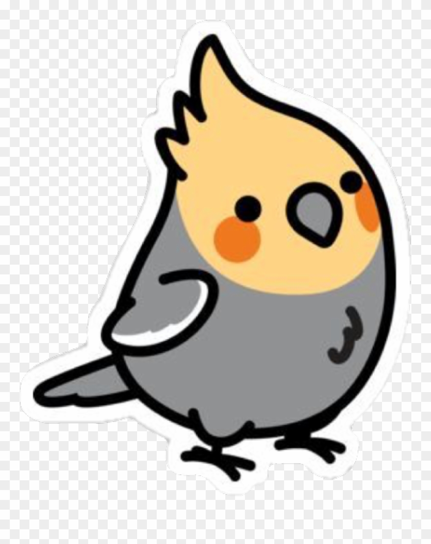 Bird Sticker - Birdhism Cockatiel Clipart