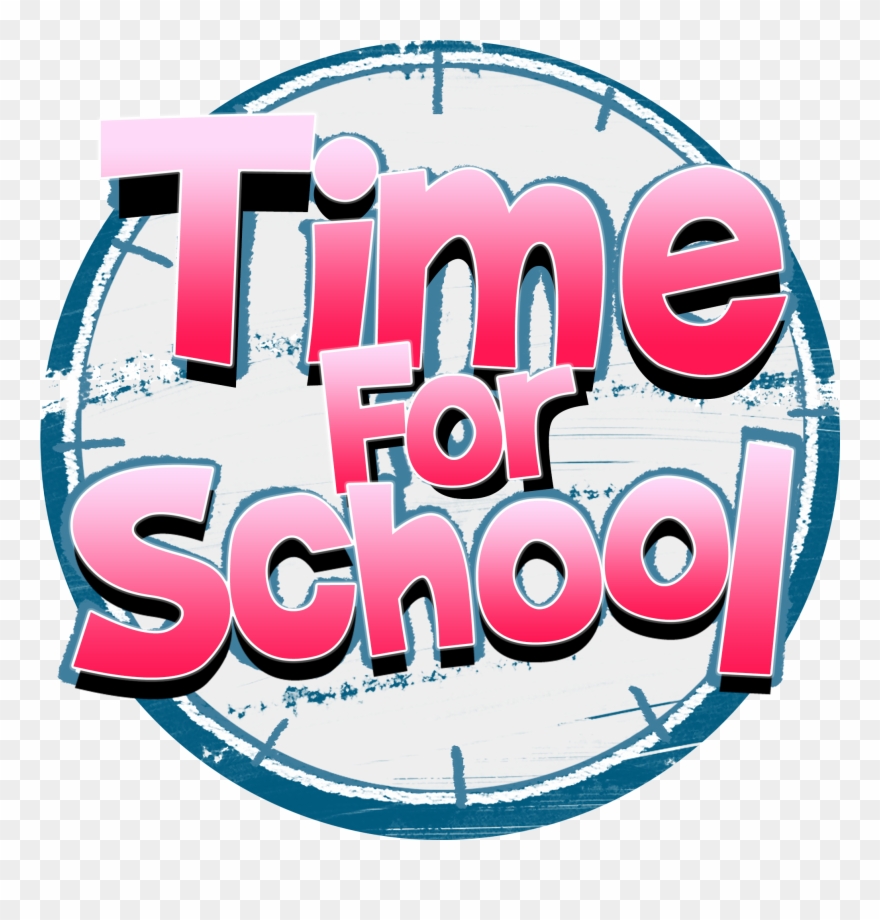 Time For School - School On Time Clipart