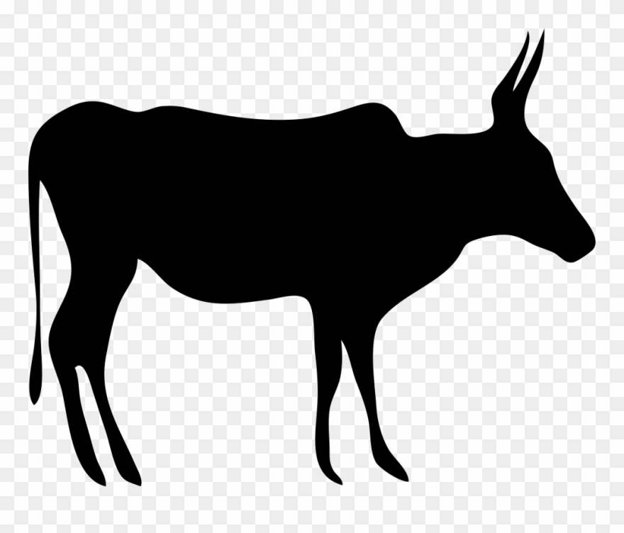 Png File Svg - Dairy Cow Silhouette Png Clipart